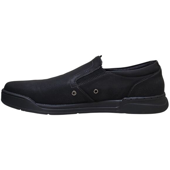 Nunn Bush Men Tour Work Plain Toe Slip On Loafers Size US 14M Black Smooth main image 5